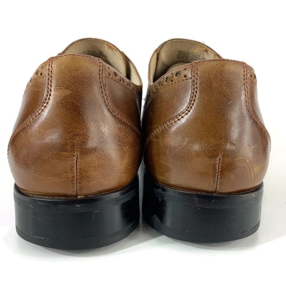 Stacy Adams Wingtip Oxford Dress Shoes Size 8M - Picture 6 of 8